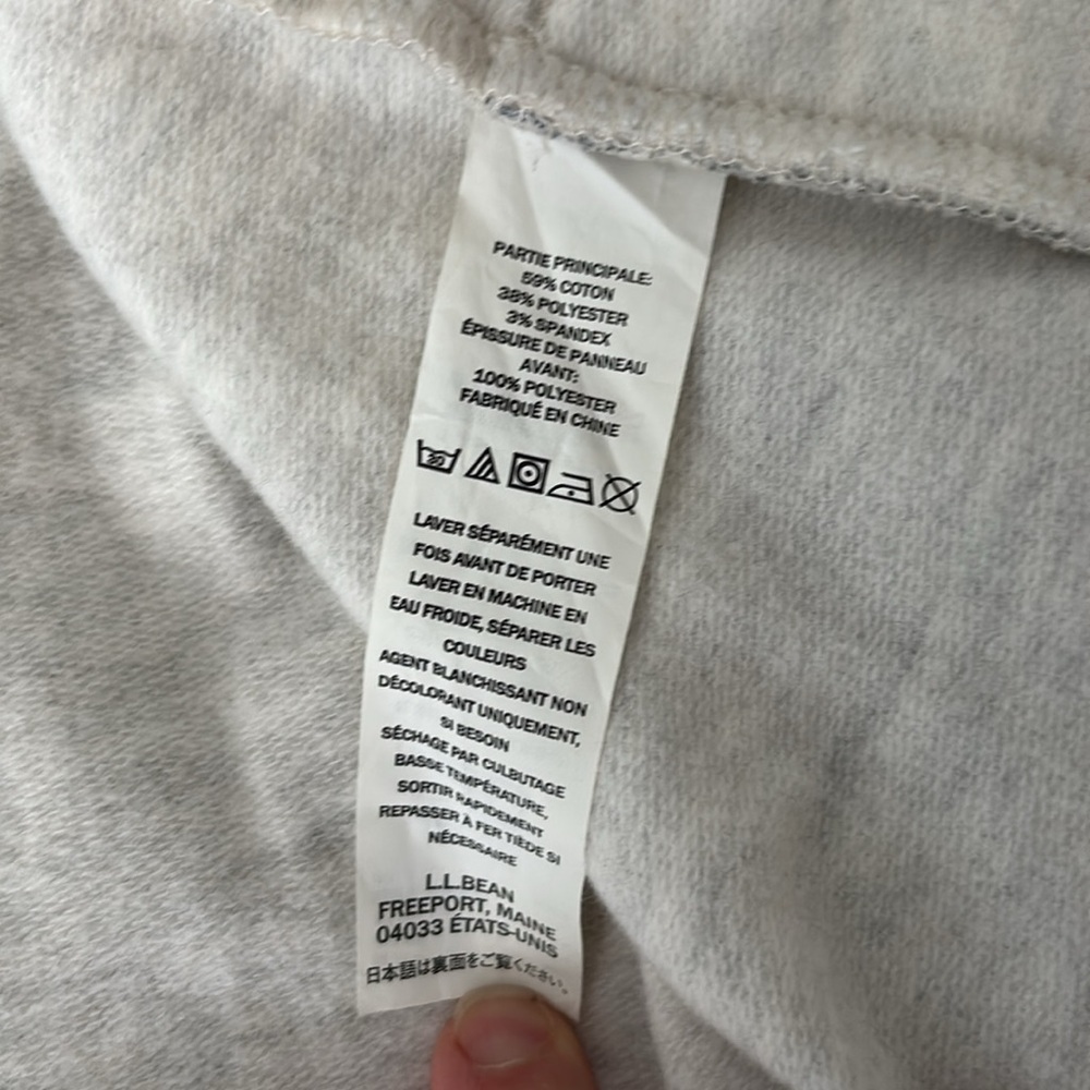 NWT L.L. Bean Fair Isle Open Front Hooded Cardigan - Women’s, XL Reg - Picture 11 of 11